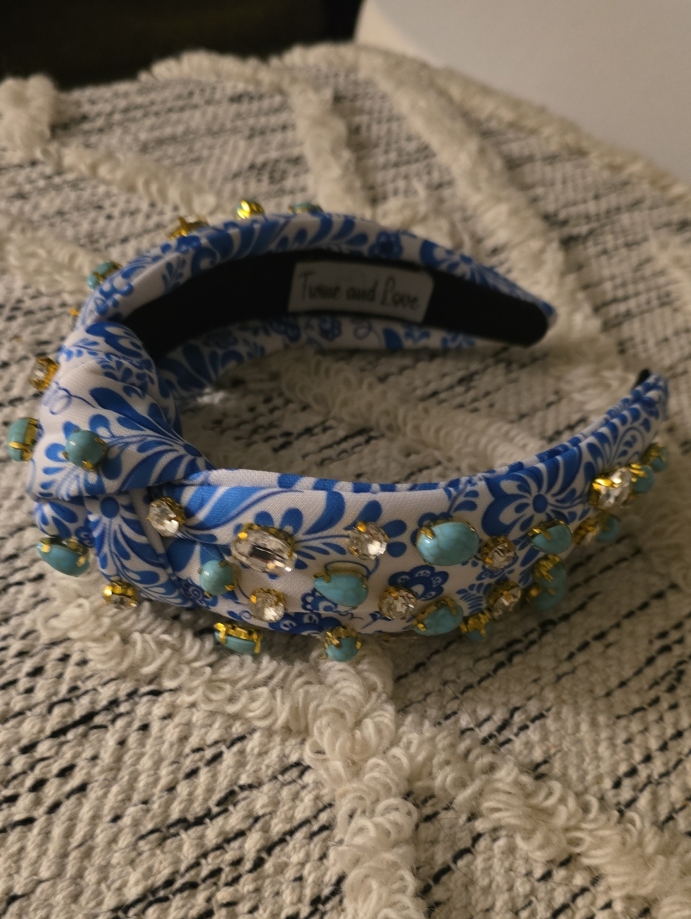 Santorini Jeweled Knot Headband